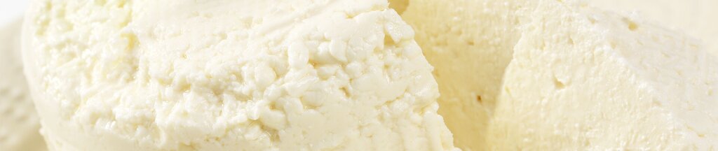 Detailbild eines Twarogk&auml;se.