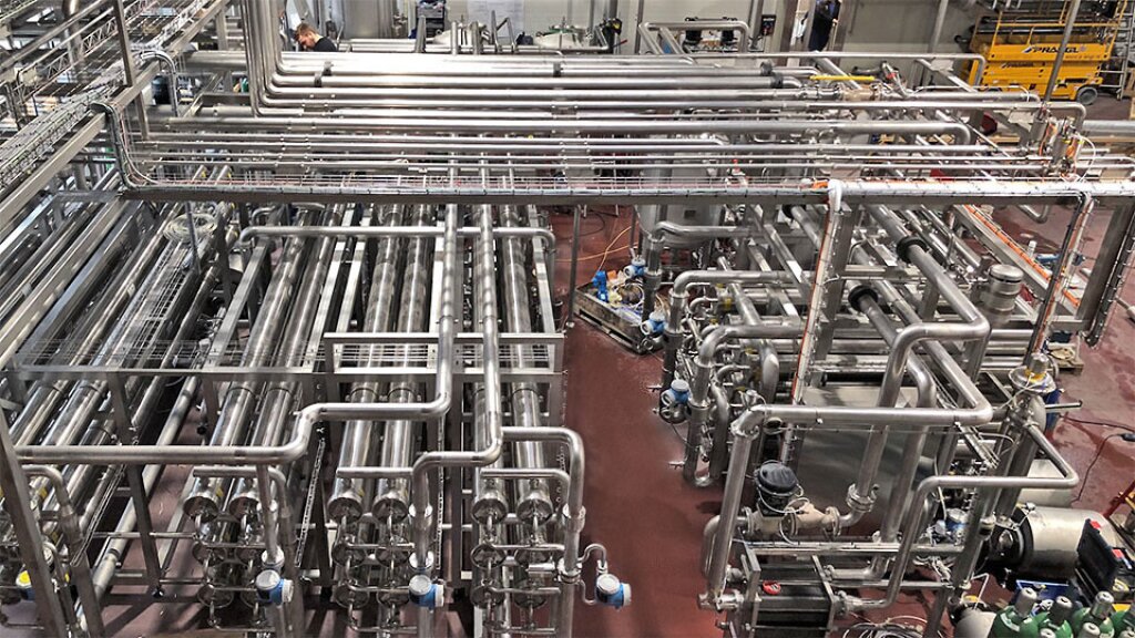 ALPMA Rohrsysteme f&uuml;r Milch- und Molketechnik im Anlagenbau.