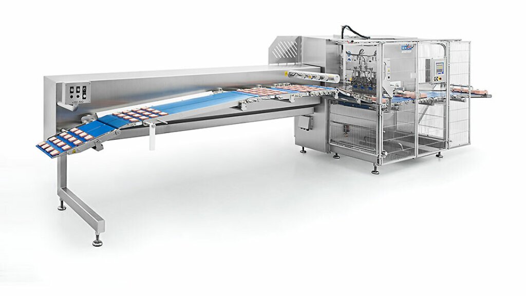 MultiCUT Cutter – Multi-lane industrial cutting machine for cutting bars into portions, featuring a stainless steel housing, conveyor belt, and automated control system.
